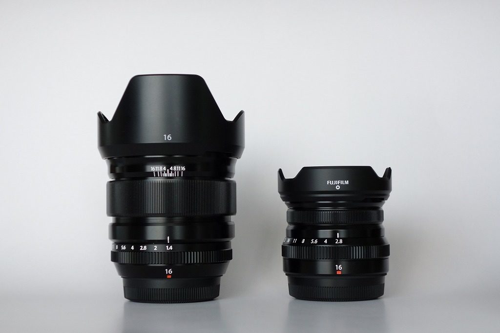 富士フイルムのXF16mm単焦点レンズ2本、周辺画質が良いのはどっち？（1/2 地上編）
